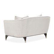 Paris Chic - Loveseat - Cremini / Espresso - R&R Furniture Gallery (Fountain Valley, CA)