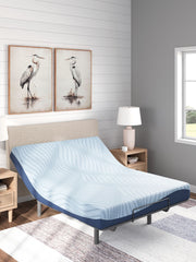 Sierra Sleep® Ashley Peak 2.0 8-inch memory foam mattress with plush cover, showcasing its sleek design and plush surface.