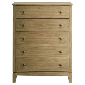 Menlo - 5 Drawer Bedroom Chest Of Drawers - Natural