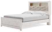 Altyra - Queen Panel Bookcase Bed With Roll Slats - White - R&R Furniture Gallery (Fountain Valley, CA)
