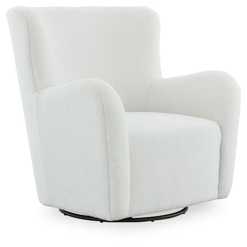 Rowenburg - Swivel Glider Accent Chair - R&R Furniture Gallery (Fountain Valley, CA)