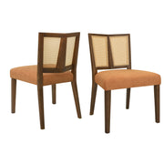 Mid Century Rattan Dining Chair Without Arms Set - R&R Furniture Gallery (Fountain Valley, CA)