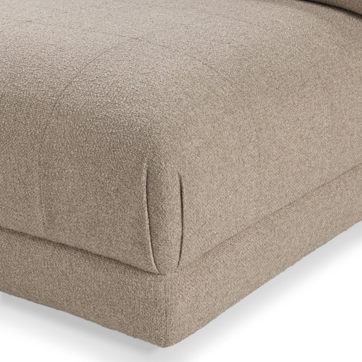 Classic Home Adalynne stationary sectional sofa with plush cushions and modern design in a spacious living room setting.