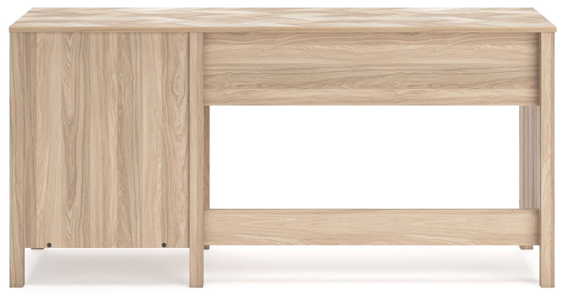 Battelle - Home Office Desk - Tan - R&R Furniture Gallery (Fountain Valley, CA)