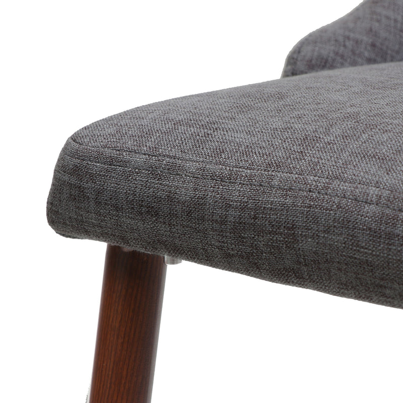 Mid Century Modern Fabric Armless Dining Chair - R&R Furniture Gallery (Fountain Valley, CA)