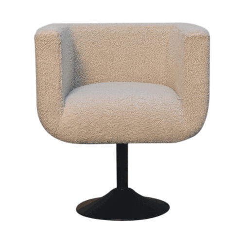 Swivel Chair - Cream - R&R Furniture Gallery (Fountain Valley, CA)