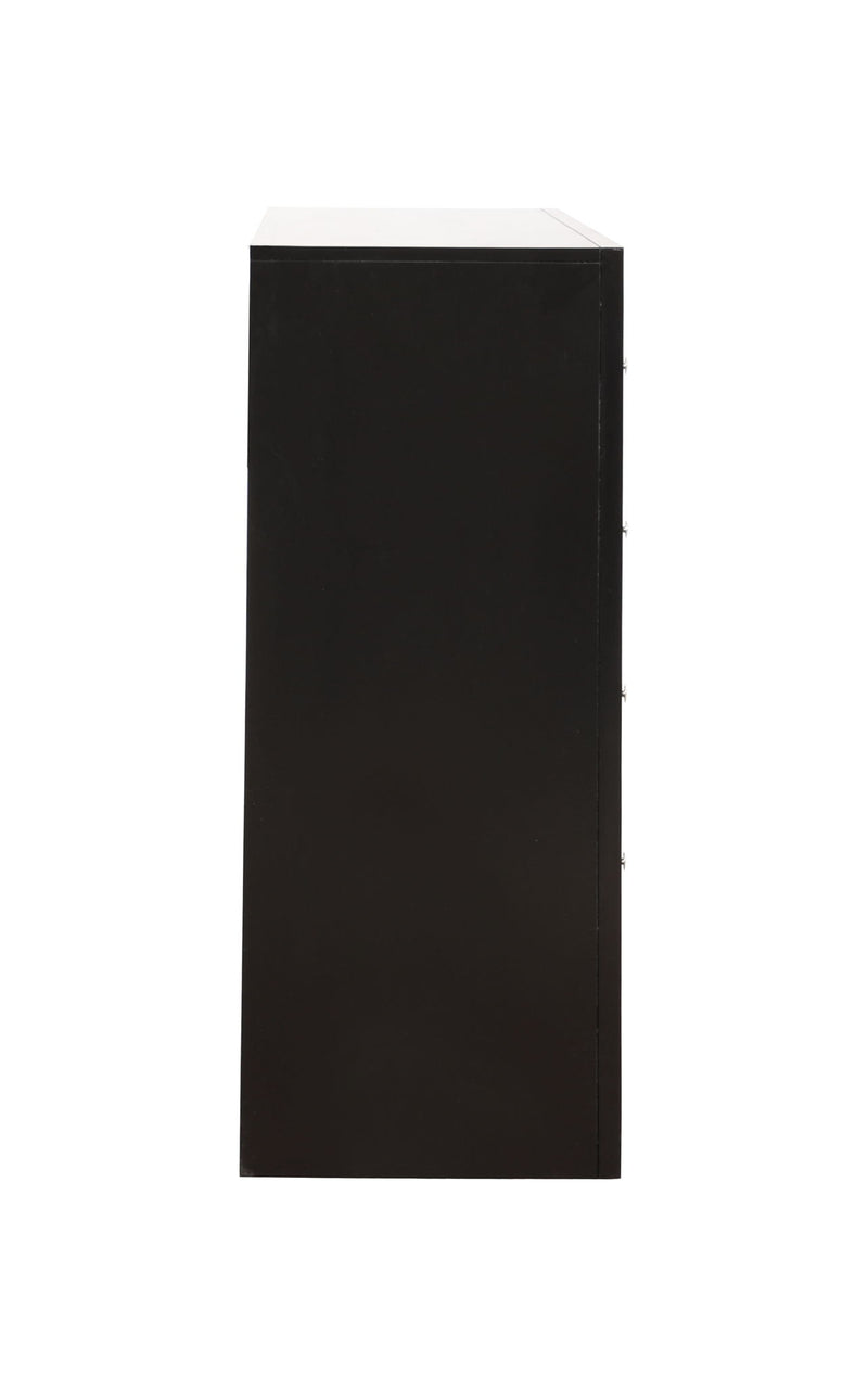 Marilla dresser by Glory Furniture featuring a sleek wooden design with multiple drawers for stylish storage.
