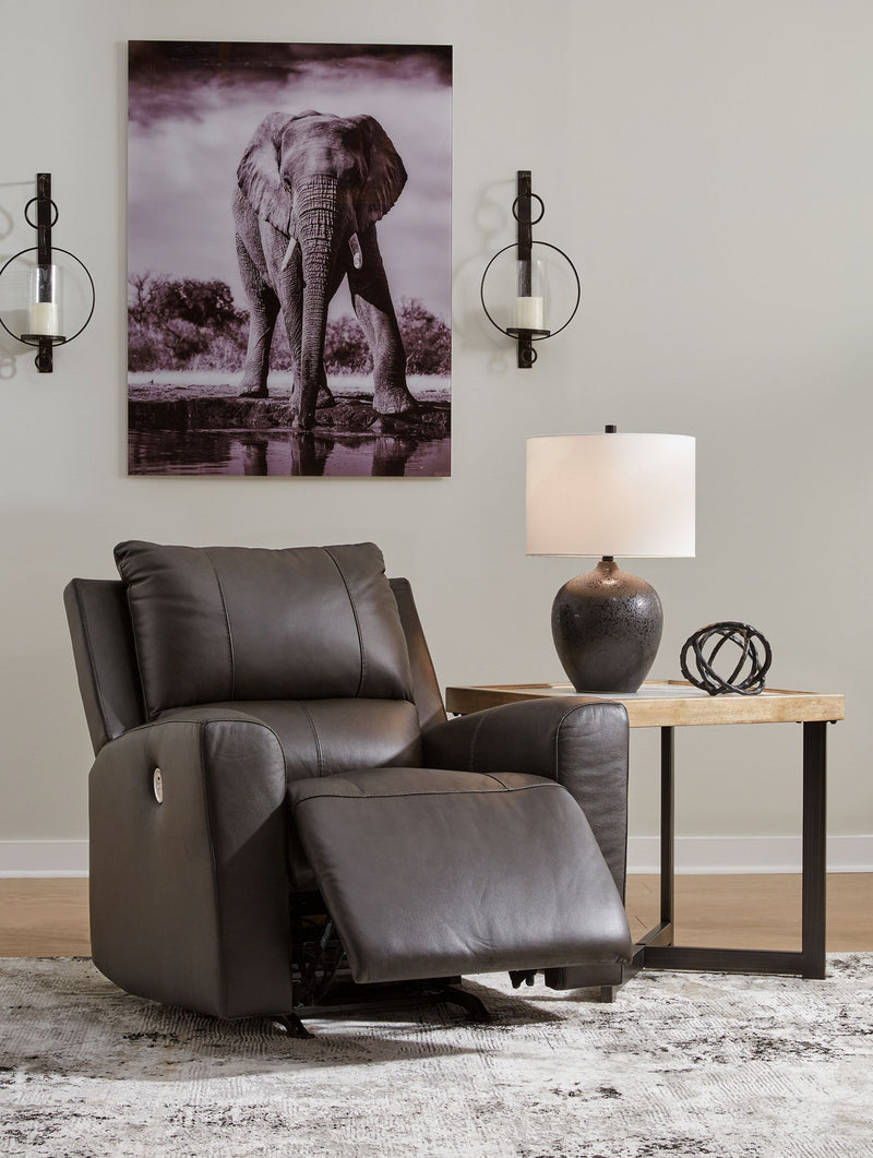 Boxmere - Power Rocker Recliner - Storm - R&R Furniture Gallery (Fountain Valley, CA)