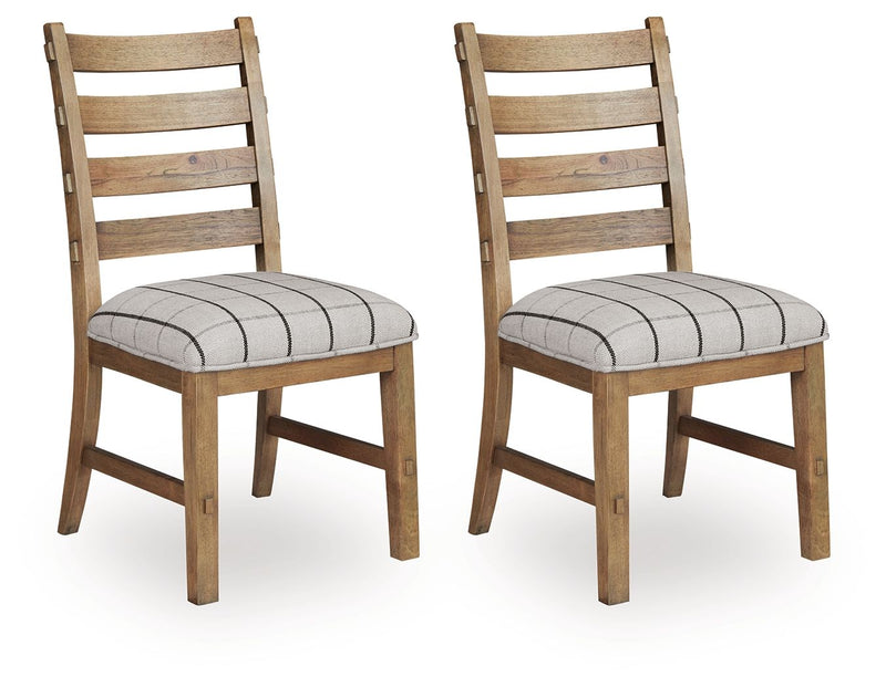 Ridgester - Dining Upholstered Side Chair (Set of 2) - R&R Furniture Gallery (Fountain Valley, CA)
