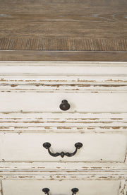Realyn - Dining Room Server - Chipped White - R&R Furniture Gallery (Fountain Valley, CA)