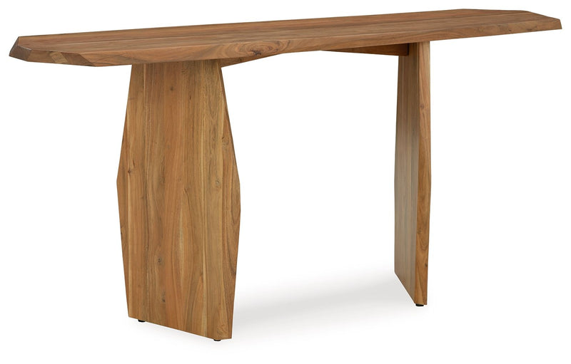 Holward - Console Sofa Table - Natural - R&R Furniture Gallery (Fountain Valley, CA)