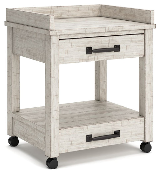 Carynhurst - Printer Stand - Whitewash - R&R Furniture Gallery (Fountain Valley, CA)