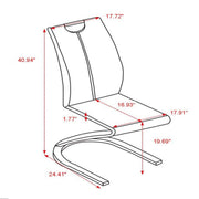 Anne - Dining Chairs (Set of 2) - Gray - R&R Furniture Gallery (Fountain Valley, CA)