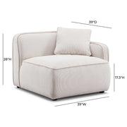Travie - RAF Corner Chair - R&R Furniture Gallery (Fountain Valley, CA)