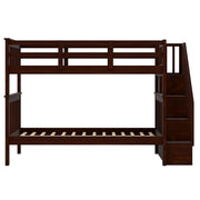 Stairway Bunk Bed With Storage And Guard Rail For Bedroom - R&R Furniture Gallery (Fountain Valley, CA)