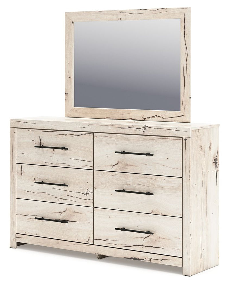 Lawroy - Dresser And Mirror - Light Natural - R&R Furniture Gallery (Fountain Valley, CA)
