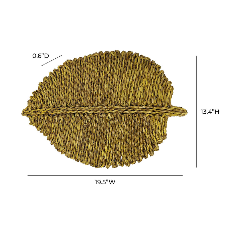 Leaf - Seagrass Placemat (Set of 4) - R&R Furniture Gallery (Fountain Valley, CA)