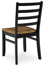 Blondon - Rectangular Drm Table Set (Set of 7) - Brown / Black - R&R Furniture Gallery (Fountain Valley, CA)