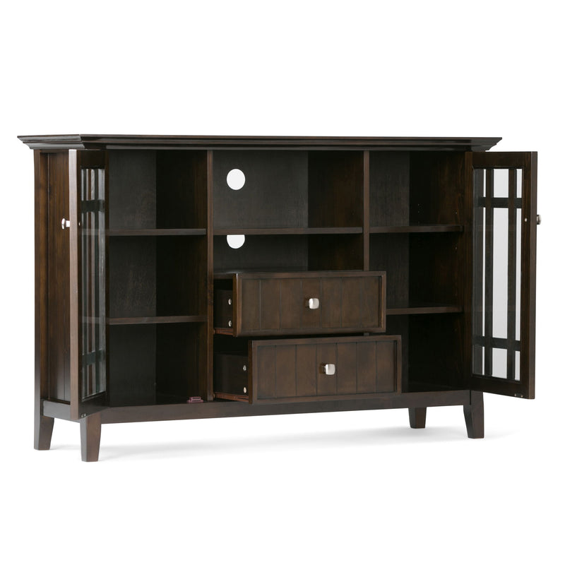 Bedford - Handcrafted Tall TV Media Stand - R&R Furniture Gallery (Fountain Valley, CA)