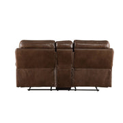 Aashi - Loveseat w/Console (Motion) - R&R Furniture Gallery (Fountain Valley, CA)