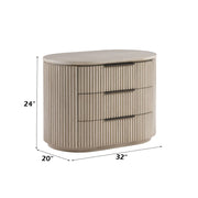 Leanna - Nightstand With USB Port - Light Oak - R&R Furniture Gallery (Fountain Valley, CA)