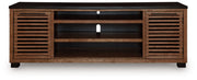 Kallari - TV Stand With Fireplace Option - R&R Furniture Gallery (Fountain Valley, CA)