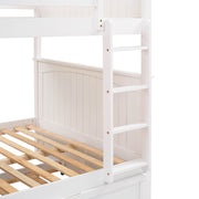 Bunk Bed With Twin Size Trundle, Guardrails - R&R Furniture Gallery (Fountain Valley, CA)