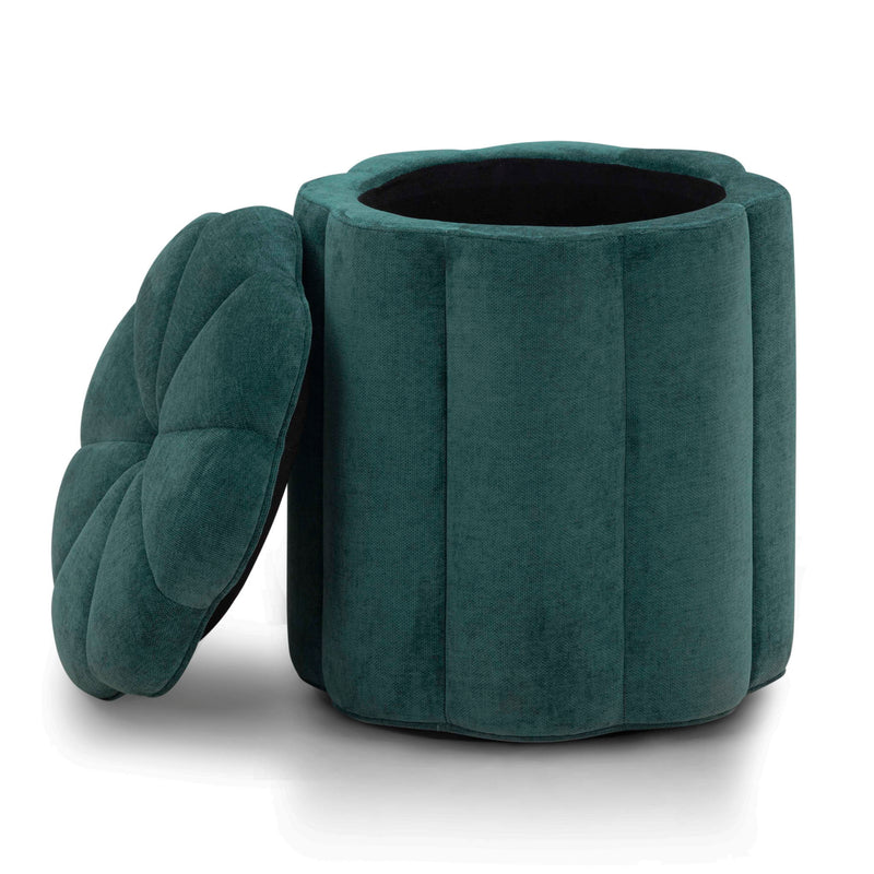 Fleur - Storage Ottoman - R&R Furniture Gallery (Fountain Valley, CA)