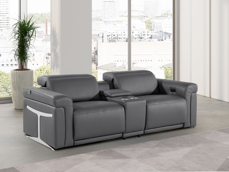 1126 - 3-Piece Modular Power Reclining Loveseat In With 2 Power Recliners & Power Headrests - R&R Furniture Gallery (Fountain Valley, CA)