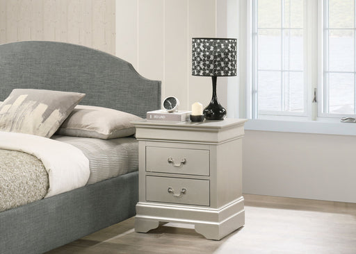Traditional style Accent Nightstand by Glory Furniture with a wooden finish and classic design, featuring a drawer and open shelf.