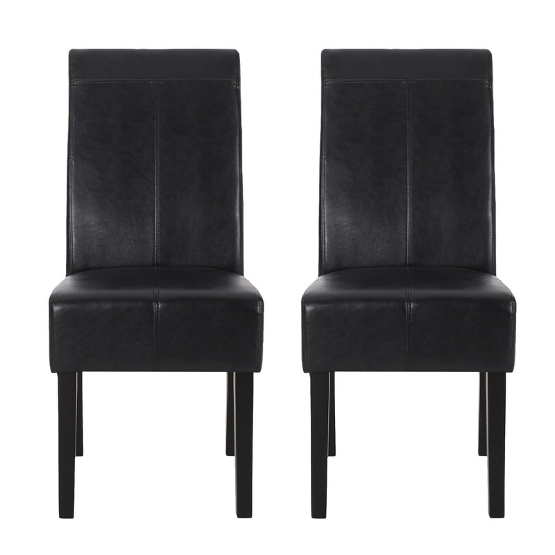 Pertica - Dining Upholstered Armless Chairs (Set of 2) - R&R Furniture Gallery (Fountain Valley, CA)