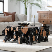 Cypress - 40" Square Coffee Table - R&R Furniture Gallery (Fountain Valley, CA)
