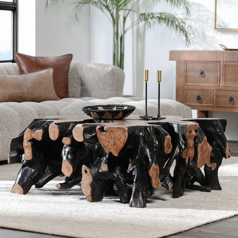 Cypress - 40" Square Coffee Table - R&R Furniture Gallery (Fountain Valley, CA)