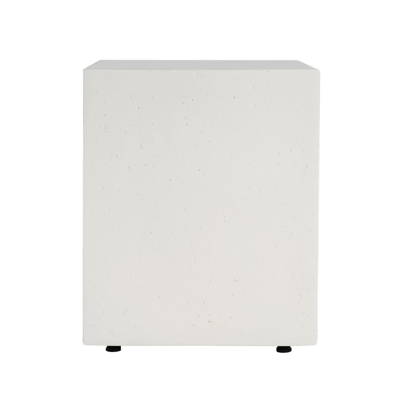 Modern Tank Holder Side Table With Smooth Concrete Surface - R&R Furniture Gallery (Fountain Valley, CA)