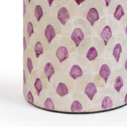 Merlot - Capiz Shell Table Lamp - Pink - R&R Furniture Gallery (Fountain Valley, CA)