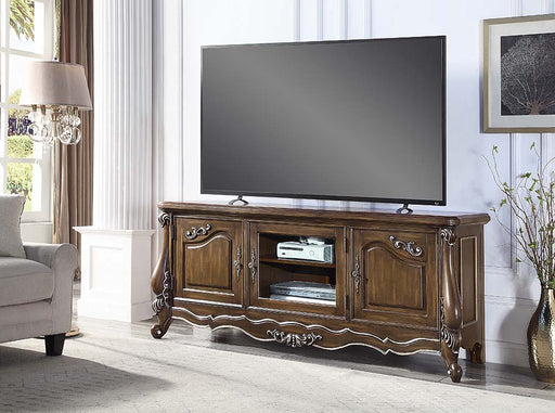 Latisha - TV Stand - Antique Oak - R&R Furniture Gallery (Fountain Valley, CA)