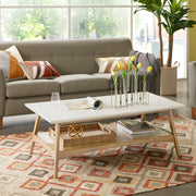 Modern Table With Extra Storage - R&R Furniture Gallery (Fountain Valley, CA)