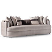 Carmela - Mansion Sofa - Zinc / Silver - R&R Furniture Gallery (Fountain Valley, CA)