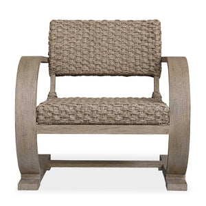 Rehema - Outdoor Wicker Lounge Chair - Gray