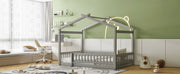 Bed House Bed Frame With Fence - R&R Furniture Gallery (Fountain Valley, CA)