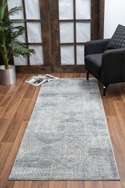 Elegance - 5'3" X 7'3" Area Rug - Blue - R&R Furniture Gallery (Fountain Valley, CA)