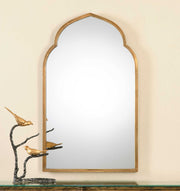 Uttermost Kenitra Arch Mirror with elegant arched design and beveled glass, perfect for stylish home decor.