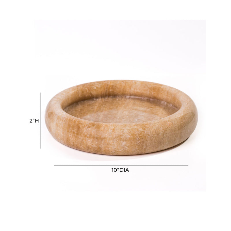 Marble Round Edged Catch-All - Onyx - R&R Furniture Gallery (Fountain Valley, CA)