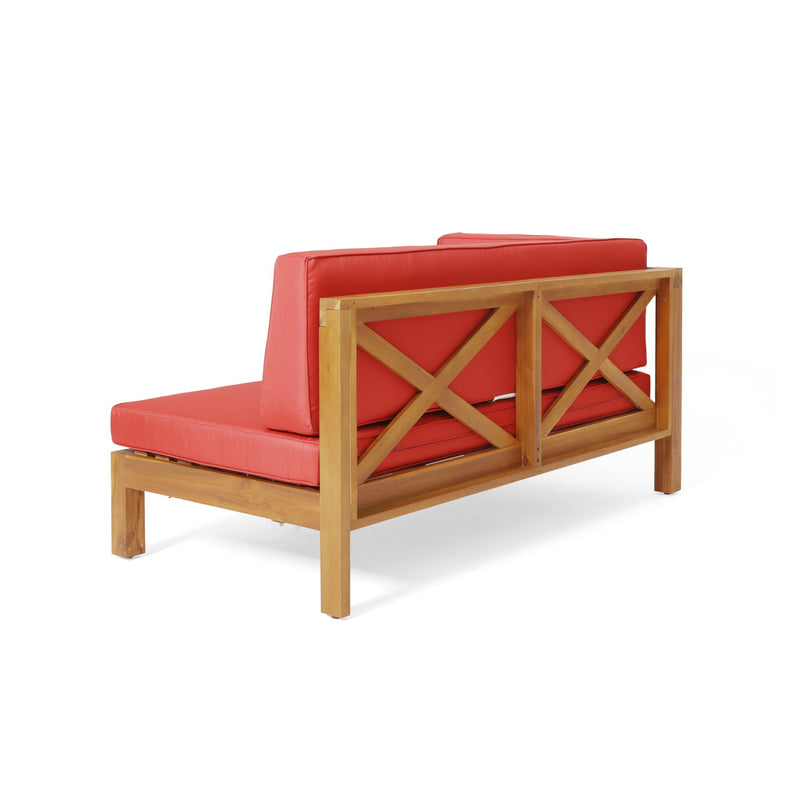 Brava - X Back Corner Bench With Coffee Table - R&R Furniture Gallery (Fountain Valley, CA)