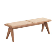 Velentina - Bench - Rattan & Natural - R&R Furniture Gallery (Fountain Valley, CA)