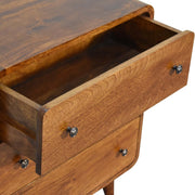 3 Drawer Mini Curved Chest - R&R Furniture Gallery (Fountain Valley, CA)