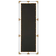 Uttermost Balkan iron wall mirror with a decorative round frame, ideal for modern or rustic interior decor.