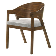 Hoyte - Arm Chair (Set of 2) - Walnut - R&R Furniture Gallery (Fountain Valley, CA)