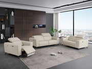 989 - Power Reclining Set With Power Headrest - R&R Furniture Gallery (Fountain Valley, CA)
