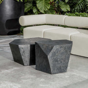 Uttermost Parra outdoor coffee table with a sleek rectangular design and modern metal frame.